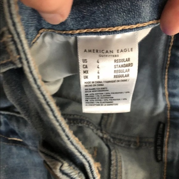 AmericN Eagle jeggings size 4, cropped - Picture 2 of 5